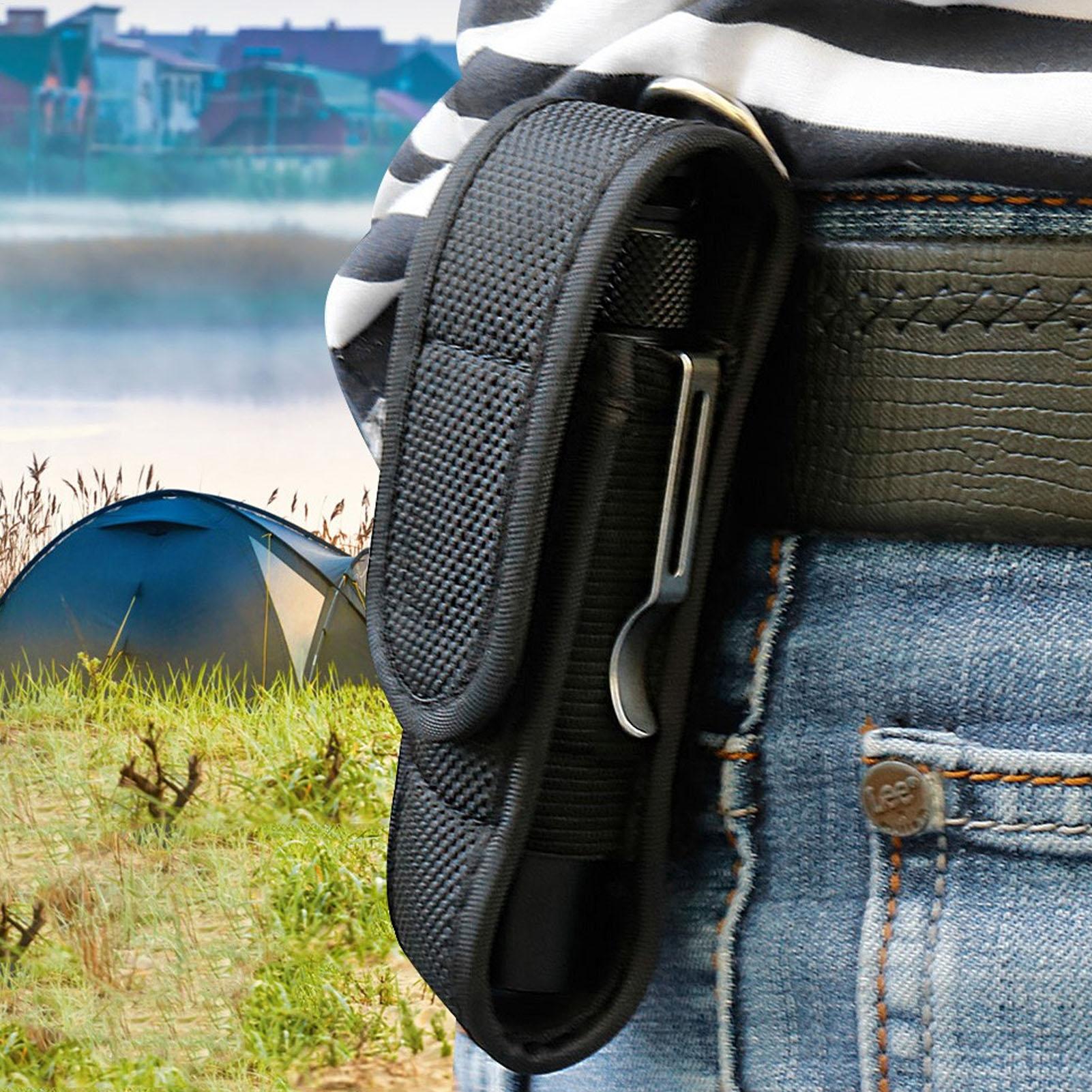 Outdoor Adventure Trips - LED-zaklamp beschermhoes Outdoor zaklamp lederen hoesjes