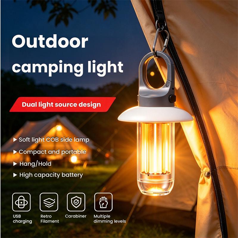 Outdoor Adventure Trips - Oplaadbare LED-zaklamp met 5 standen, superhelder,