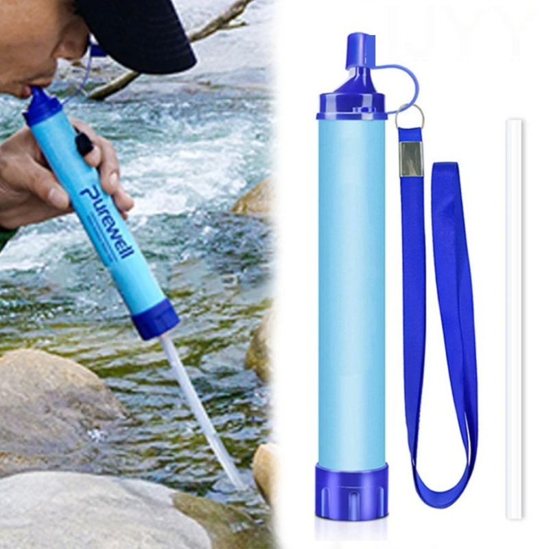 Outdoor Adventure Backpack - Draagbare waterfilterstro voor backpackers, noodwaterzuiveraar, lichtgewicht
