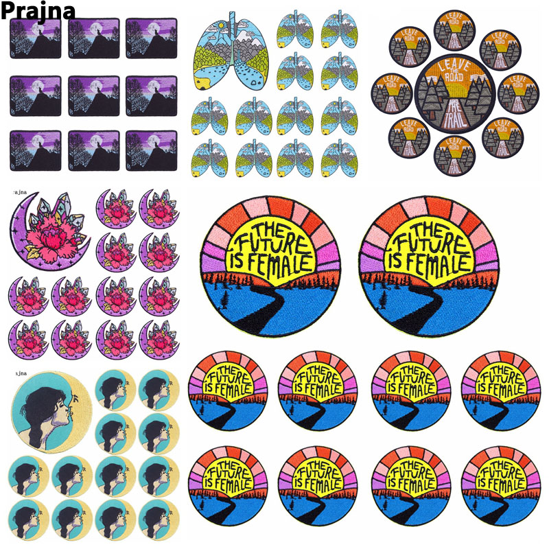 Outdoor Adventure And Travel Show - 10Pcs Rainbow Patch Mountain Adventure Geborduurde