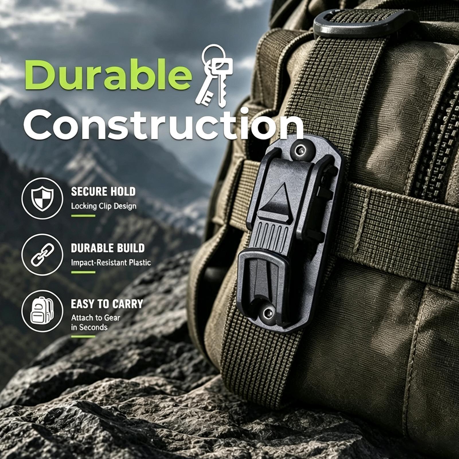 Robuuste riemclip, multifuncti - Outdoor Adventure Backpack recensie en prijs