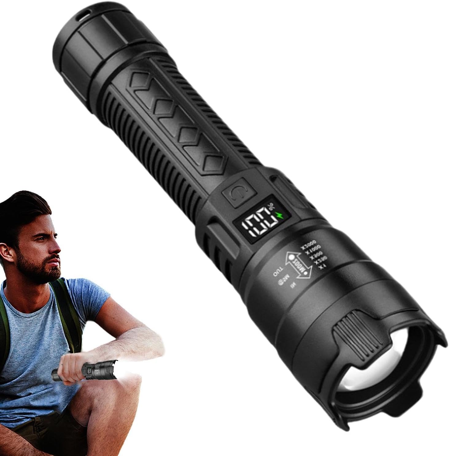 Tactische LED-zaklamp 2000LM U - Outdoor Adventure Trips recensie en prijs
