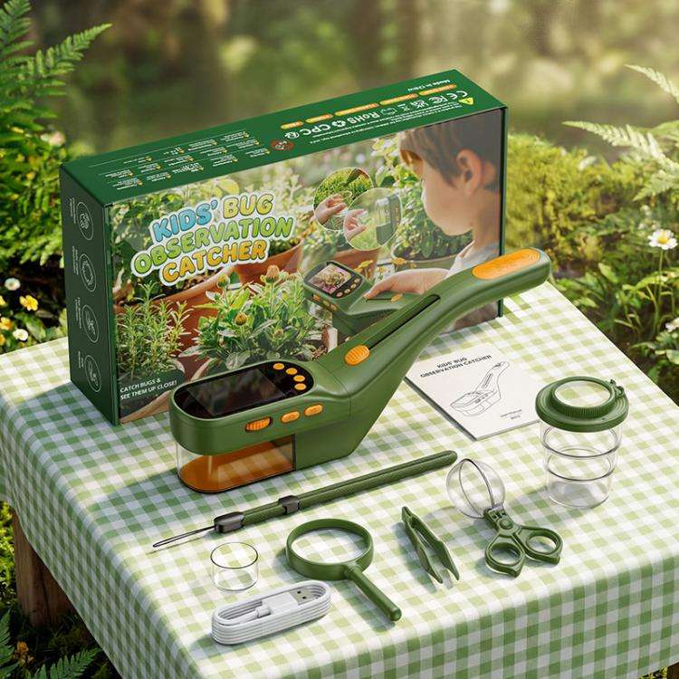 Plastic kindermicroscoop met 5 - Outdoor Adventure Kit For Kids recensie en prijs