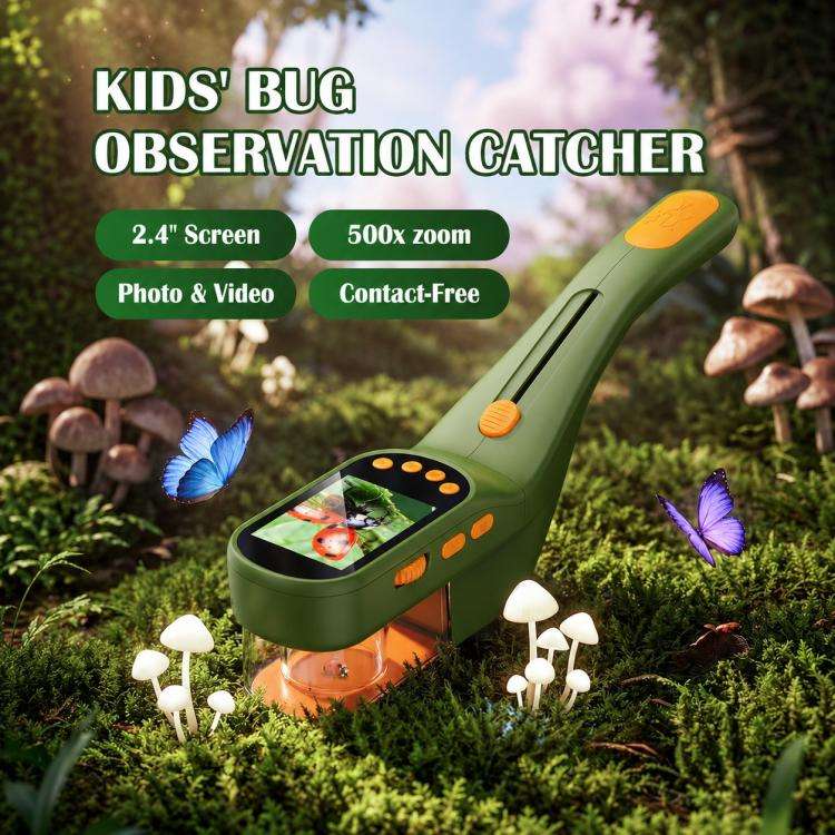 Plastic kindermicroscoop met 5 - Outdoor Adventure Kit For Kids recensie en prijs