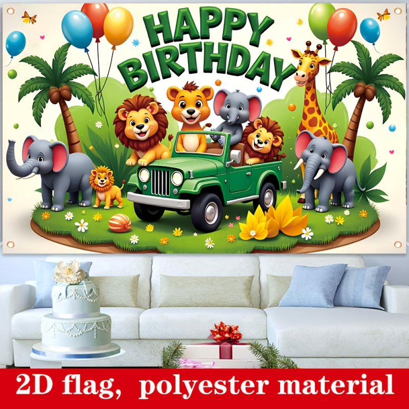 1 stuk, 2D plat, Jungle Advent - Outdoor Adventure Birthday Party recensie en prijs
